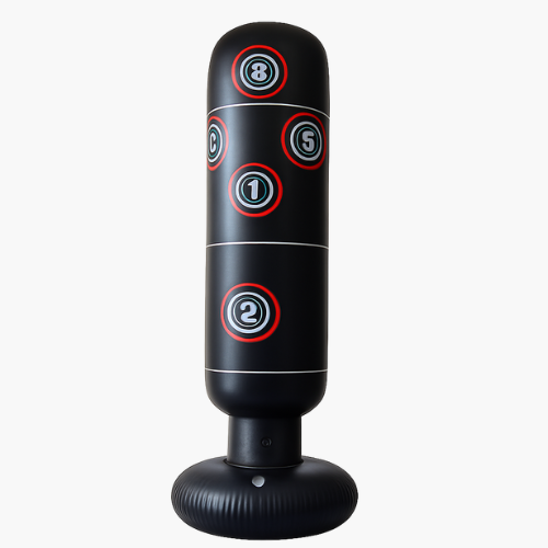 Inflatable punching bag